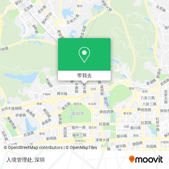 入境管理处地图