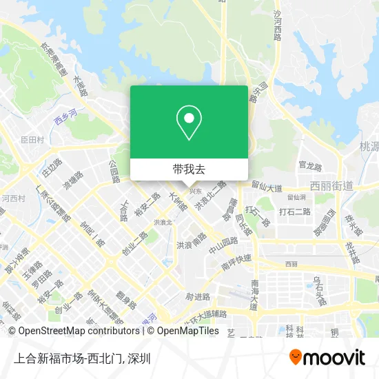 上合新福市场-西北门地图