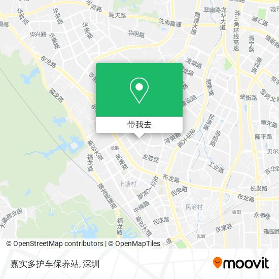 嘉实多护车保养站地图