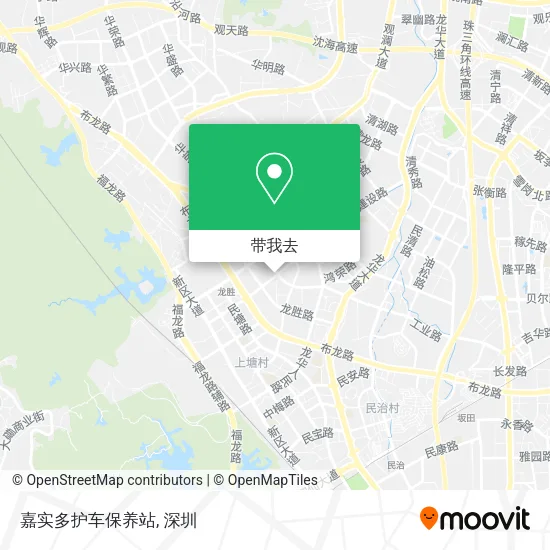 嘉实多护车保养站地图