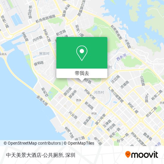 中天美景大酒店-公共厕所地图