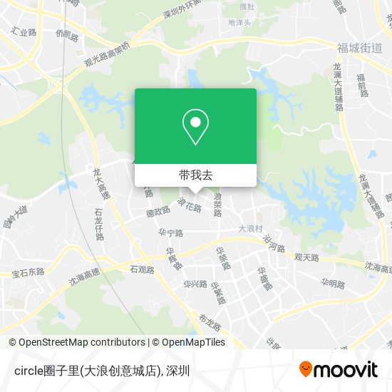 circle圈子里(大浪创意城店)地图