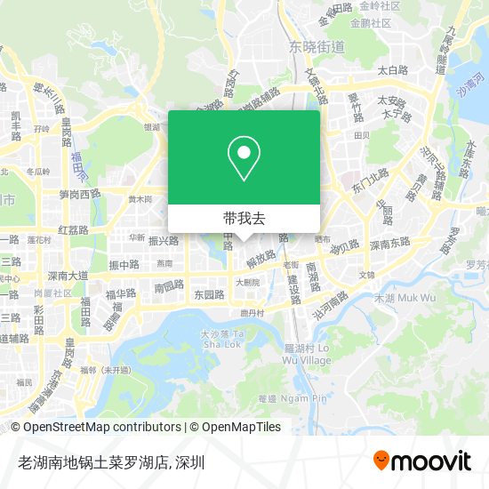 老湖南地锅土菜罗湖店地图