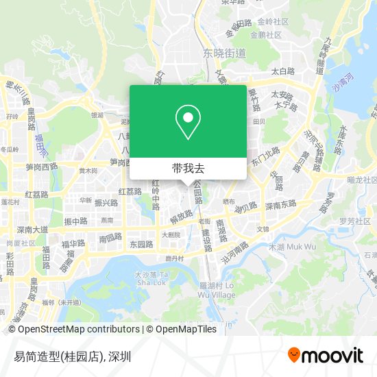易简造型(桂园店)地图