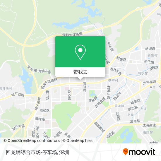 回龙埔综合市场-停车场地图