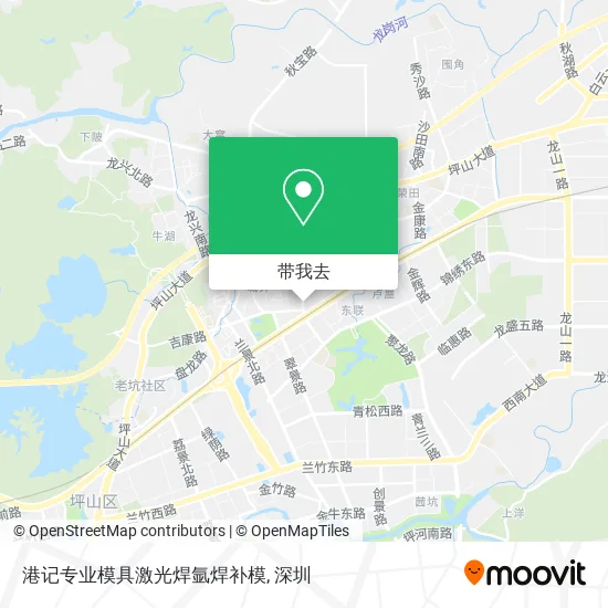 港记专业模具激光焊氩焊补模地图