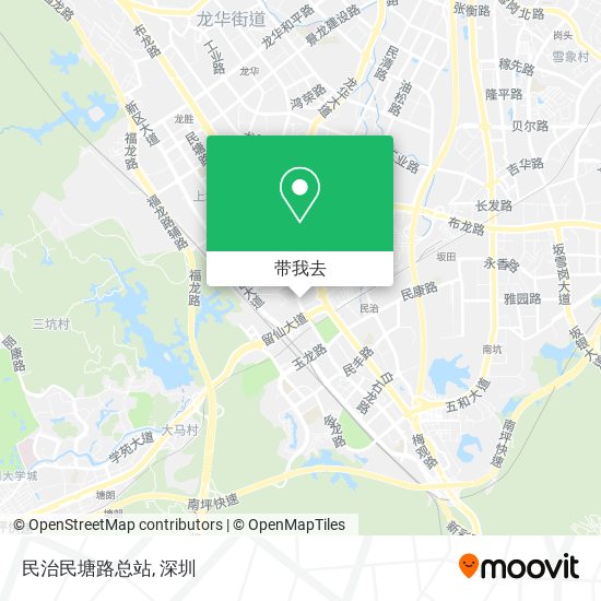民治民塘路总站地图
