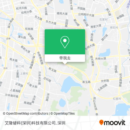艾隆键科(深圳)科技有限公司地图