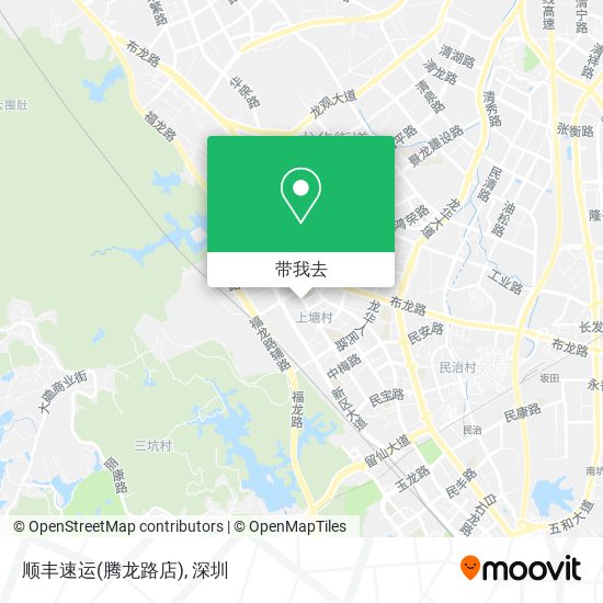 顺丰速运(腾龙路店)地图