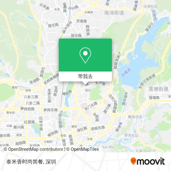 泰米香时尚简餐地图