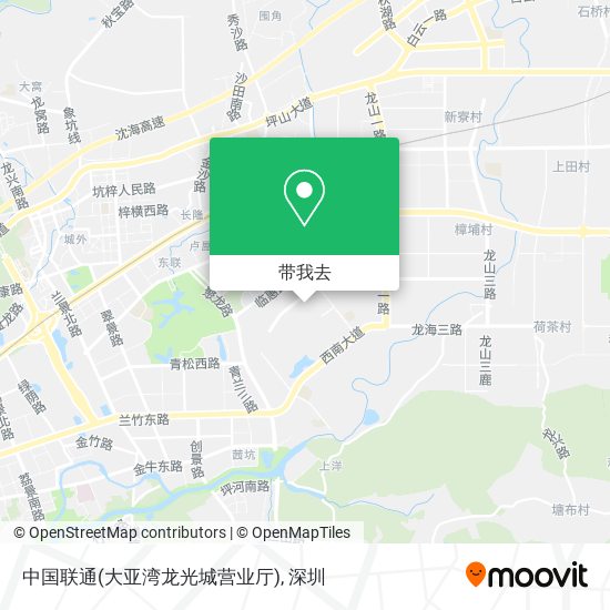 中国联通(大亚湾龙光城营业厅)地图