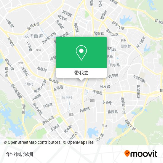 华业园地图