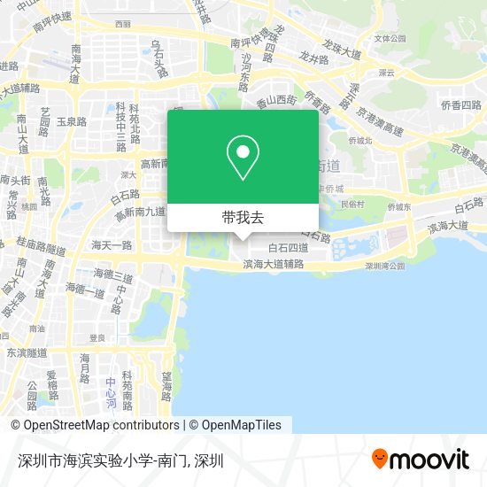 深圳市海滨实验小学-南门地图