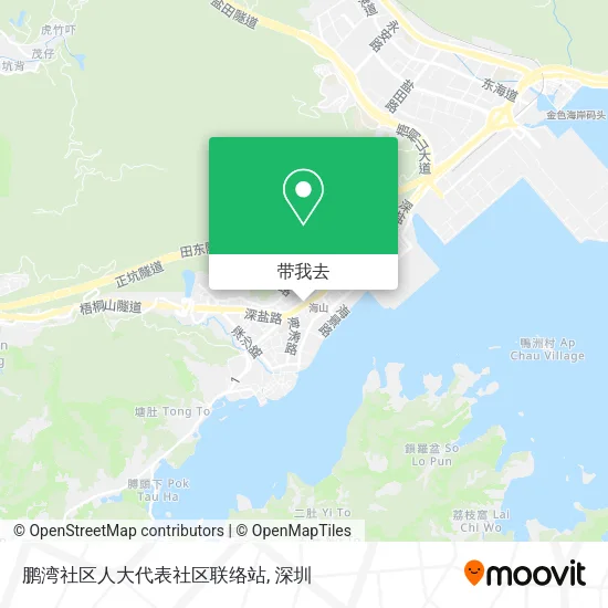 鹏湾社区人大代表社区联络站地图