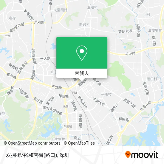 双拥街/裕和南街(路口)地图