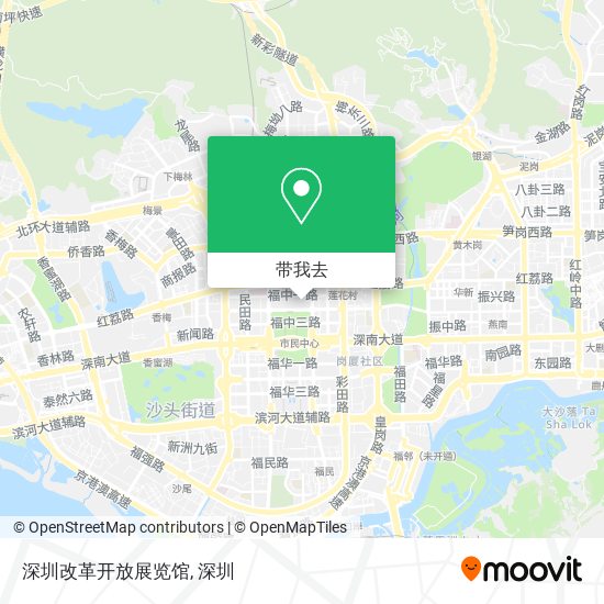 深圳改革开放展览馆地图