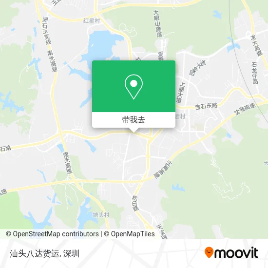 汕头八达货运地图