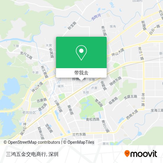 三鸿五金交电商行地图