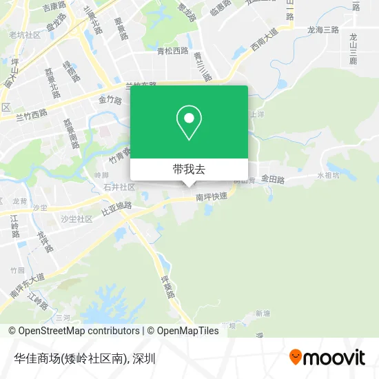 华佳商场(矮岭社区南)地图