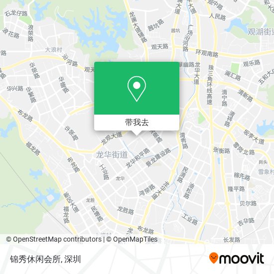 锦秀休闲会所地图