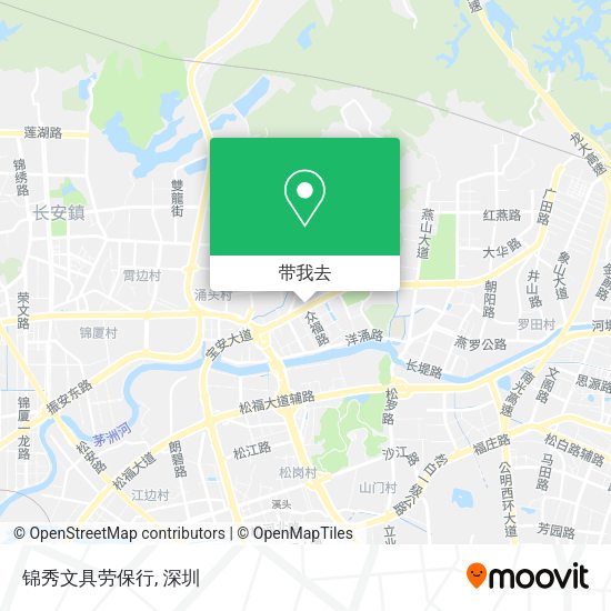 锦秀文具劳保行地图