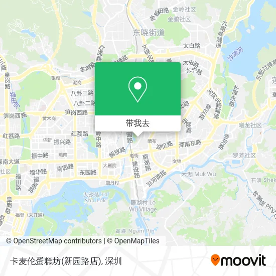卡麦伦蛋糕坊(新园路店)地图