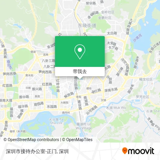 深圳市接待办公室-正门地图