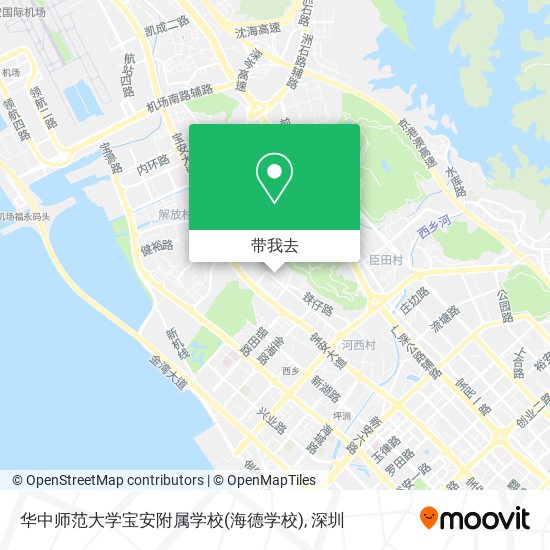 华中师范大学宝安附属学校(海德学校)地图