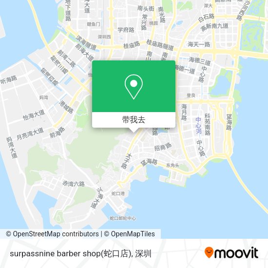 surpassnine barber shop(蛇口店)地图