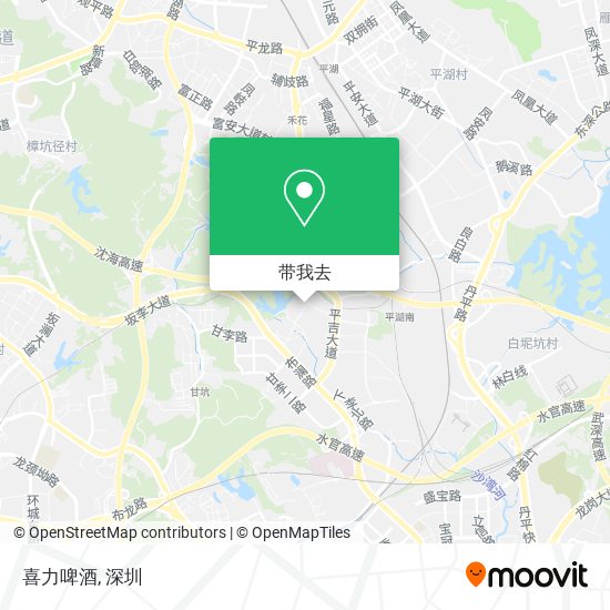 喜力啤酒地图