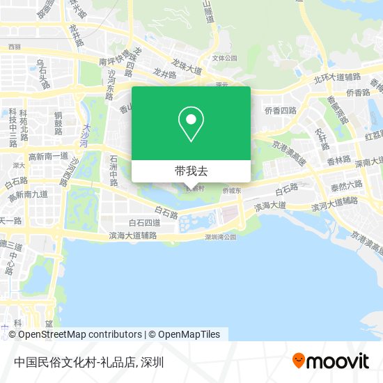 中国民俗文化村-礼品店地图
