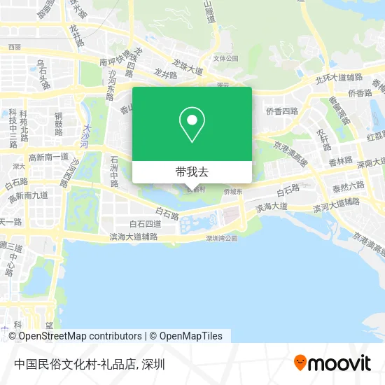中国民俗文化村-礼品店地图