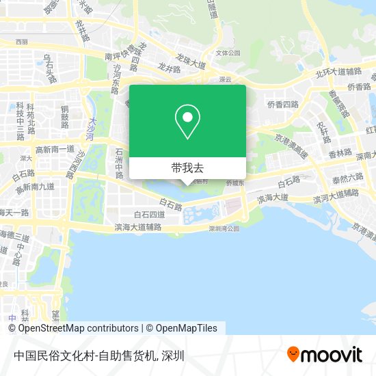 中国民俗文化村-自助售货机地图