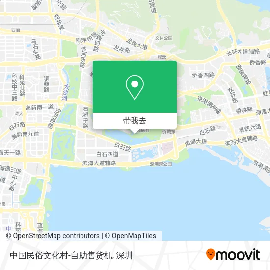 中国民俗文化村-自助售货机地图