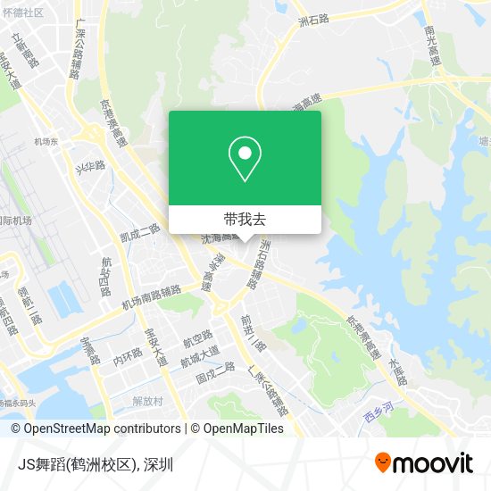JS舞蹈(鹤洲校区)地图