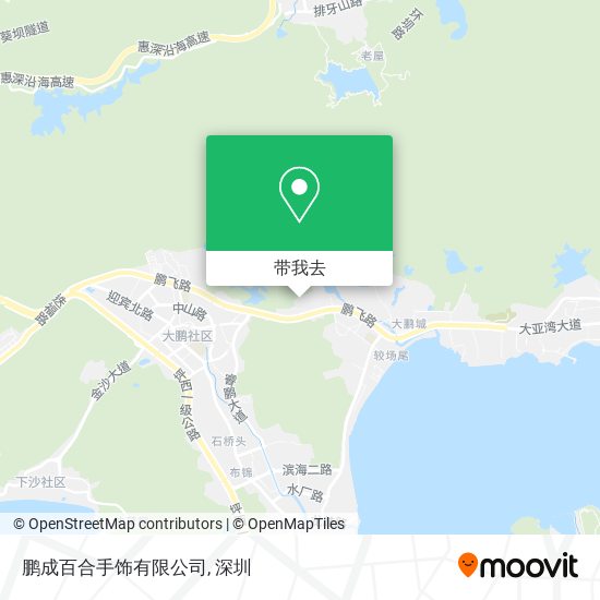 鹏成百合手饰有限公司地图