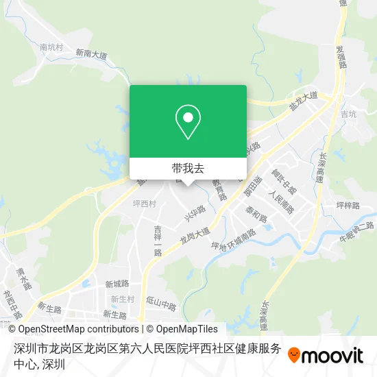 深圳市龙岗区龙岗区第六人民医院坪西社区健康服务中心地图