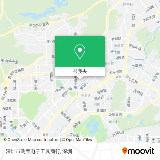 深圳市测宝电子工具商行地图