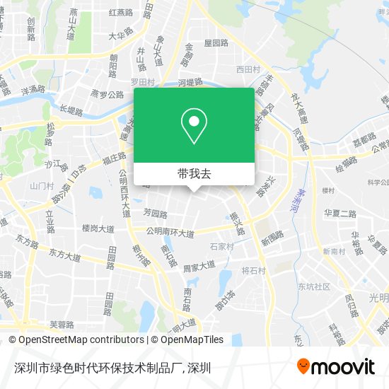 深圳市绿色时代环保技术制品厂地图