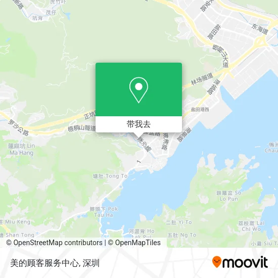 美的顾客服务中心地图