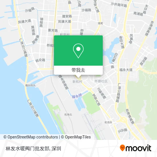 林发水暖阀门批发部地图