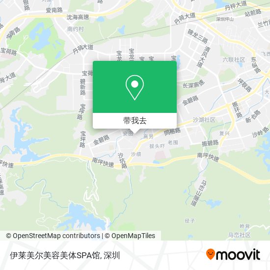 伊莱美尔美容美体SPA馆地图