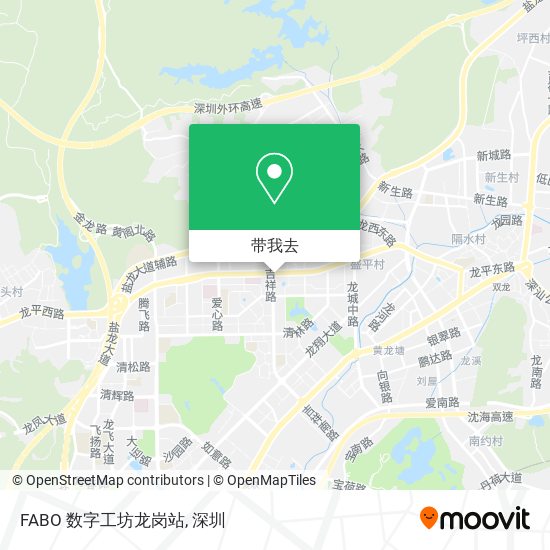 FABO 数字工坊龙岗站地图