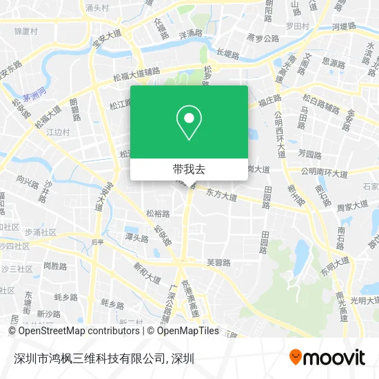 深圳市鸿枫三维科技有限公司地图