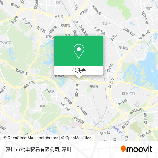 深圳市鸿丰贸易有限公司地图