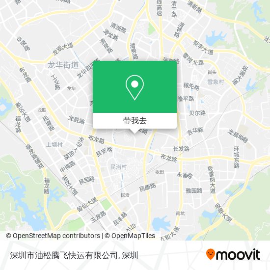 深圳市油松腾飞快运有限公司地图