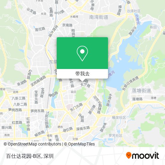 百仕达花园-B区地图