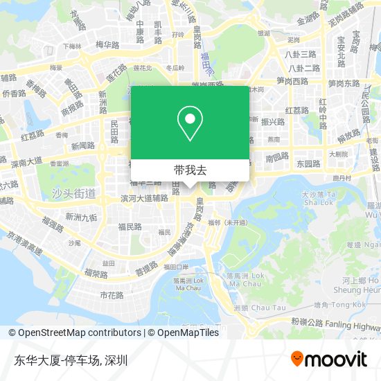 东华大厦-停车场地图