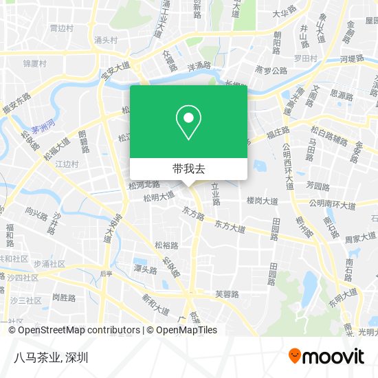 八马茶业地图