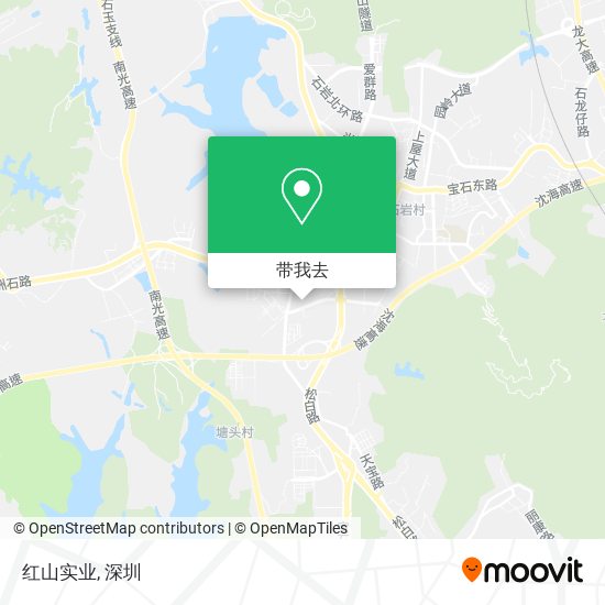 红山实业地图
